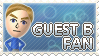 Guest B fan stamp