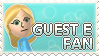 Guest E fan stamp