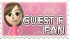 Guest F fan stamp